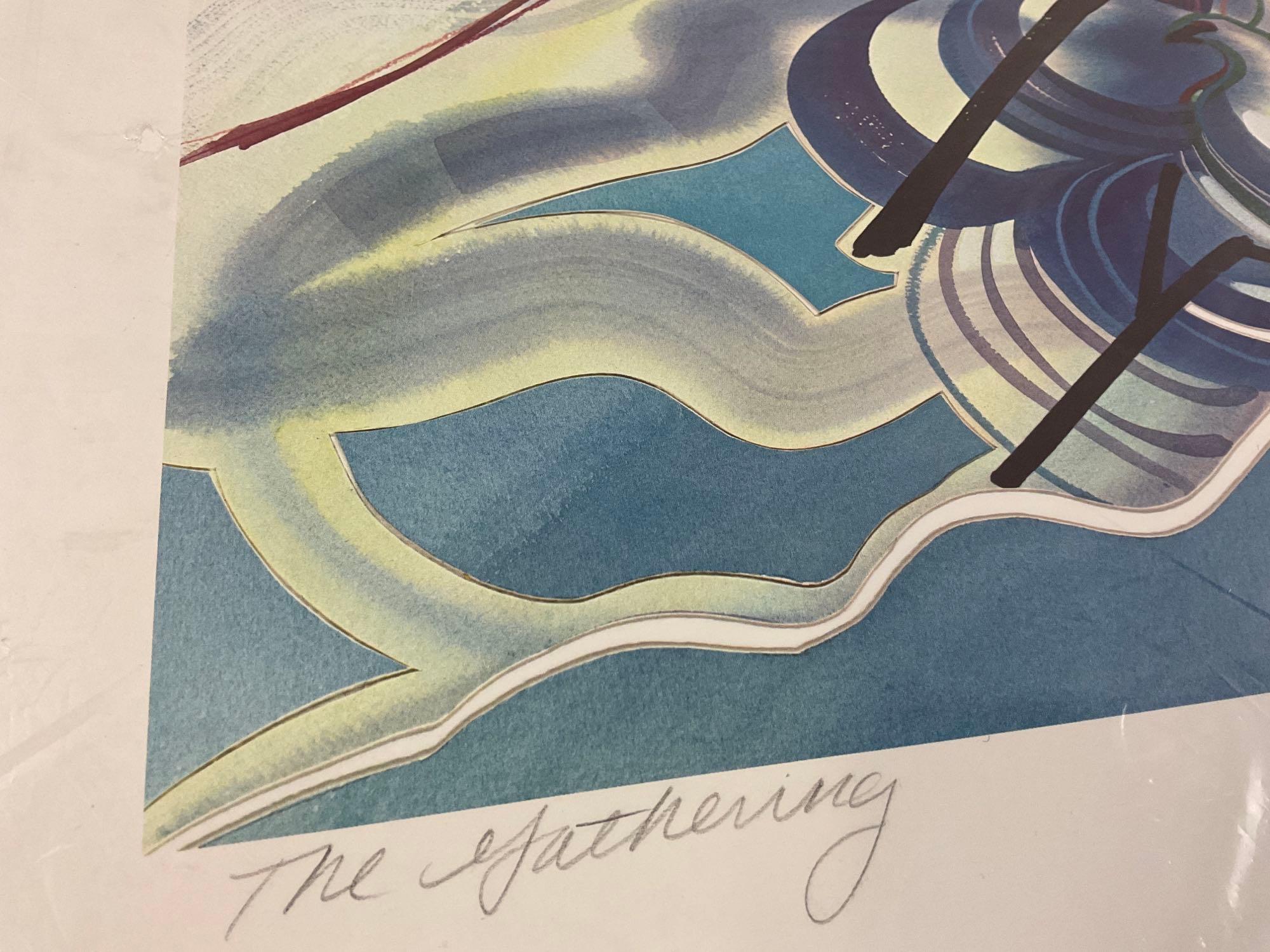 Signed / numbered art print THE GATHERING by Ann Militich-Warder, #ed 87/500