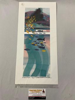 Signed / numbered art print FALL FISH by Ann Militich-Warder, #ed 93/600