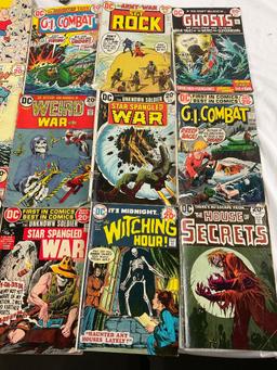 vintage comic books; DC Comics / Gold Key / Archie / Marvel, Fantastic Four, Sgt. Rock, GI Combat