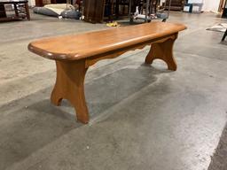 Solid wood Entry / Hall bench. 1 of 2 available.