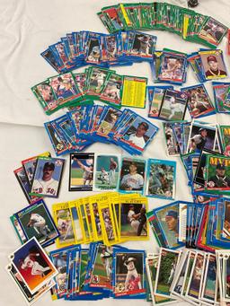 Lot of MLB pro baseball sports trading cards; Upper Deck, Topps, DONRUSS, Leaf & more.