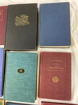 11 pc. lot of antique hardcover books on musical instruction.