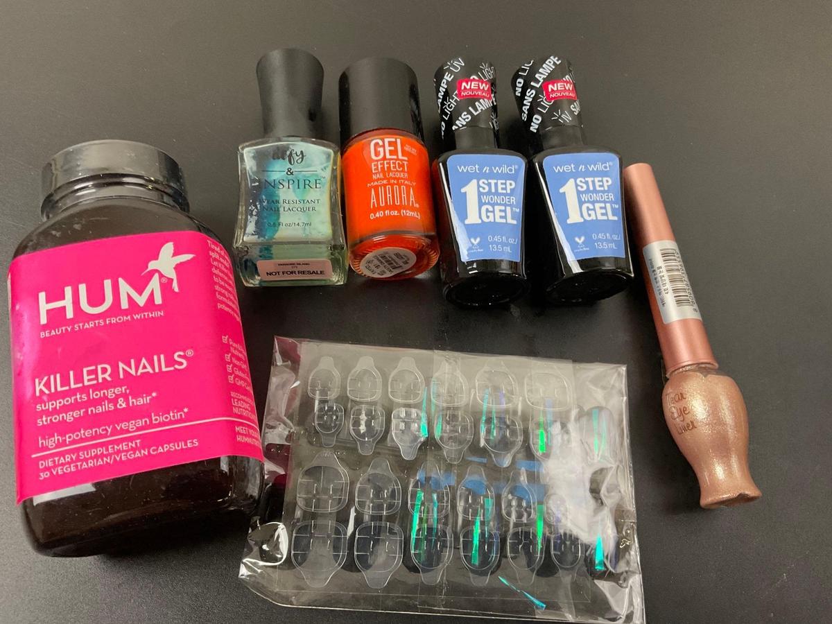 Nail Care Products Wet & Wild + Gel Effect + Biotin + Press-on Nails