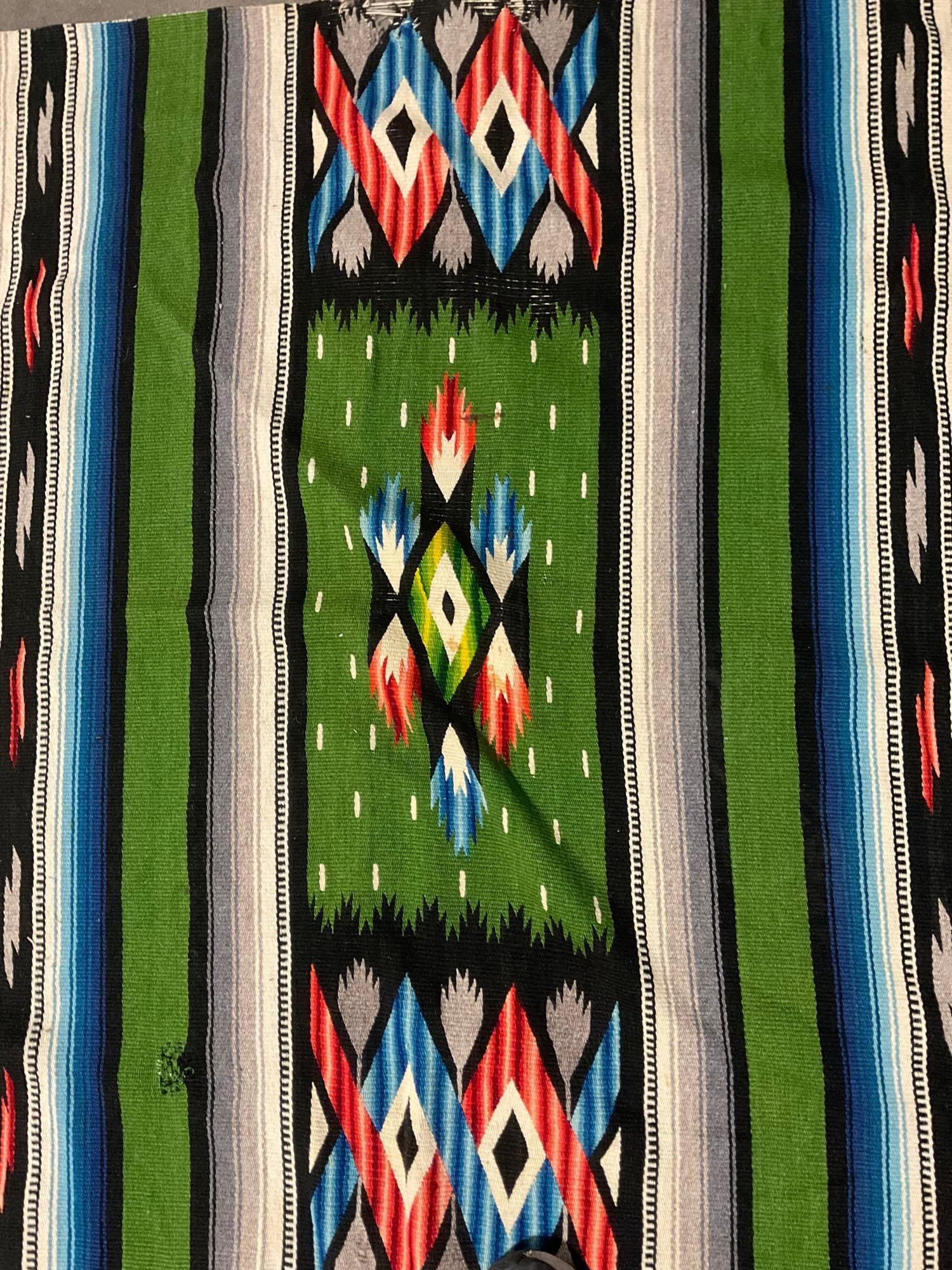 Large antique / vintage Navajo Blanket