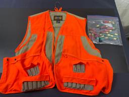 Master Sportsman XXL Vest with 12 GA Shotgun Shells 8x Remington Nitro Magnum & 10x Federal Premium