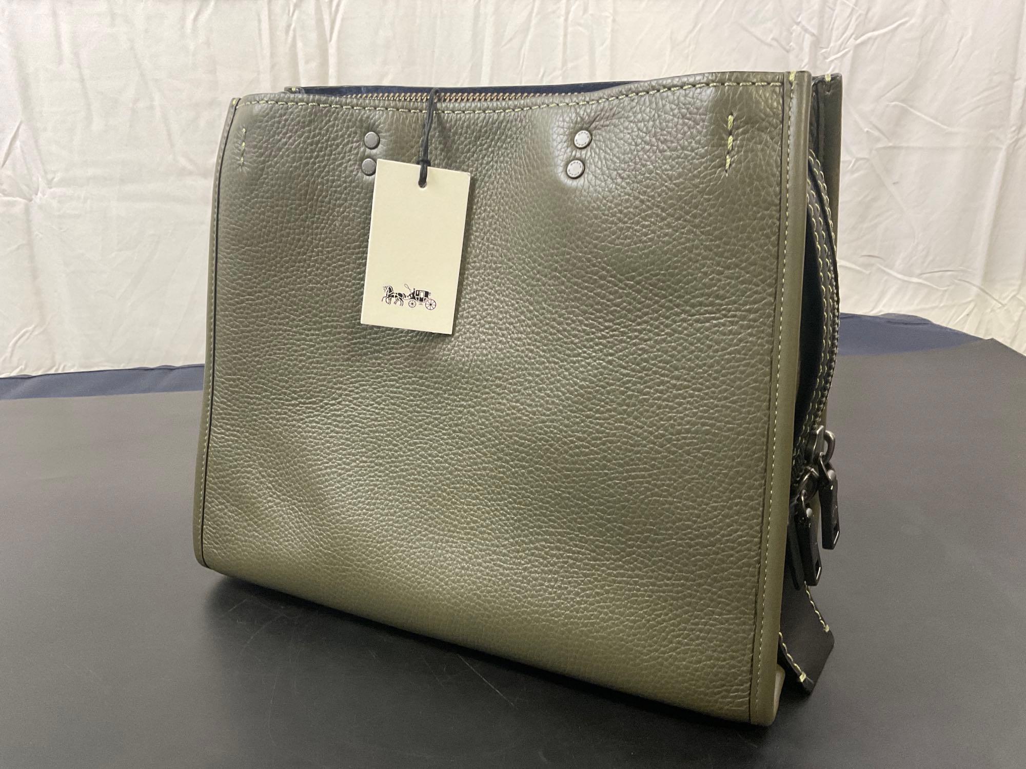 Brand New Coach Olive Leather Purse PBB Rogue Bag