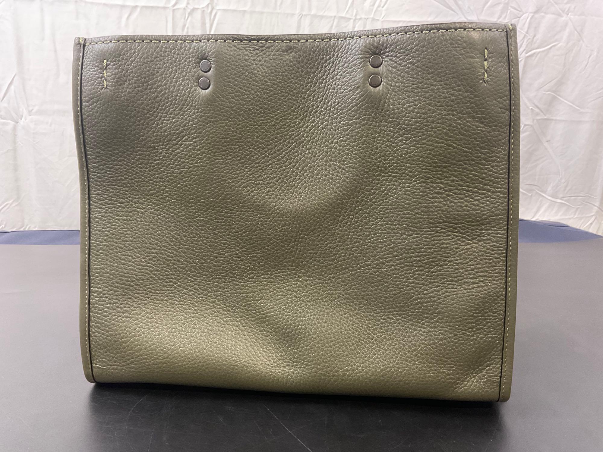 Brand New Coach Olive Leather Purse PBB Rogue Bag