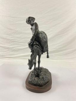 Limited Edition 1979 Frederic Remington "The Outlaw" Bronze Museum Collection Inc 886/1000