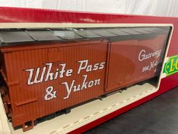 Vintage Lehmann Gross Bahn - LGB 4167 White Pass & Yukon Woodside Boxcar G scale Model