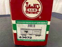 Lehmann Gross Bahn - LGB 43672 LOCO Sound Wagon Lake George & Boulder Boxcar G Scale Model
