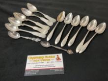 Assorted Sterling Silver Spoons, total weight 195 grams