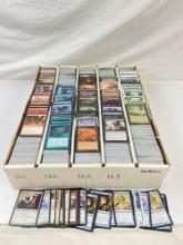 Large un-researched box of approx 6,800 1990's - 2000's Magic The Gathering trading cards