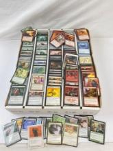 Large un-researched box of approx 6,800 1990's-2000's Magic The Gathering trading cards