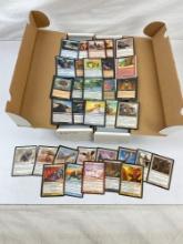 Large un-researched box of approx 2000 1990's-2000's Magic The Gathering trading cards