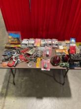 Misc tool lot incl. - tow lights, clamps, hardware - See pics