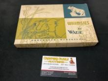 Rare Mid Century 1956 WADE of England Whimsies Set #4 in Original Packaging, African Jungle Animals