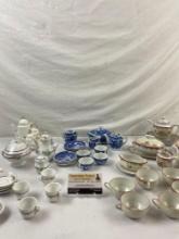 4 sets Vintage China Children's Tea Sets, 2 made in Japan, 2 unmarked. See pics.