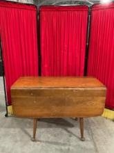 Antique Wooden Drop Leaf Table. See pics.