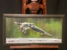 Framed Giclee Canvas Print LE 23/75 titled Catch of the Day by John Bye w/ COA