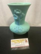 Vintage Van Briggle Colorado Springs Colorado Art Pottery Blue Vase