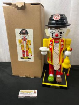 Vintage J.P. Patches Nutcracker, NIB. comes w/ Whipped cream pie & Rubber Chicken