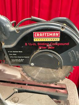 Craftsman 8.5" Sliding Compound Miter Saw + Porter & Cable Tiger Saw - See pics