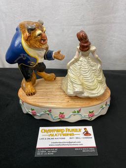 Schmid Disney Beauty and the Beast Music Box, Porcelain