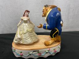 Schmid Disney Beauty and the Beast Music Box, Porcelain