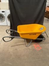 True Temper Plastic & Metal Wheelbarrow w/ Total Control Handles - See pics