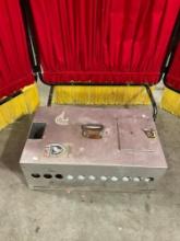 Stainless Steel Meat Smoker Box for Barbecue. Used. See pics.