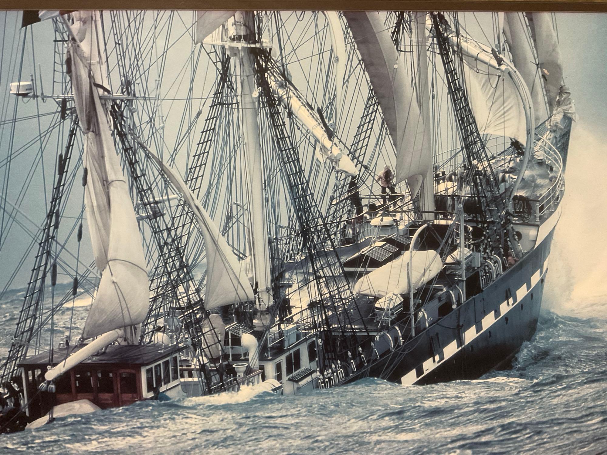 Framed Print of Tempestuous Odyssey 1896 by Plisson Belem