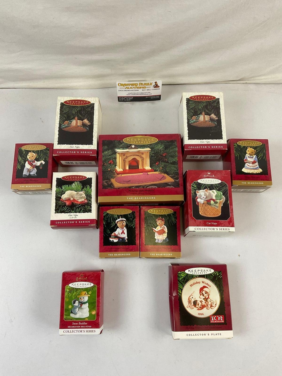 11 pcs Vintage Hallmark Keepsake Christmas Ornaments. Disney 101 Dalmatians 1996. See pics.