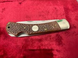 Vintage Remington R-3 Big Game Folding Knife, two blades, 1x Knife & 1x Bonesaw