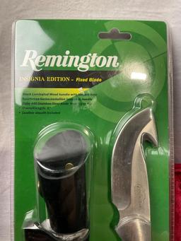 Pair of NIB Remington Knives, Guthook Fixed Blade, 1x Insignia Edition Model 19312 & Model 18193