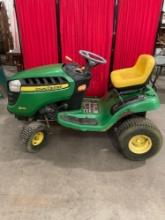 John Deere 19.5 HP D110 Riding lawn Mower, No deck See desc