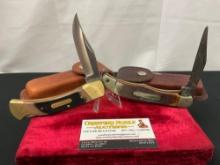 Pair of Schrade Old Timer Single Blade Folding Knives, 7OT & 125OT