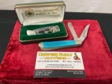 Pair of Vintage Buck Folding Knives, 572/1500 1991 ABCA LE 312 & 50th Convention Roanoke VA #505