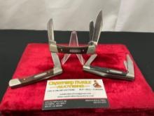 Trio of Buck Folding Knives, Model 303 Stockman & 2x 704 Maverick