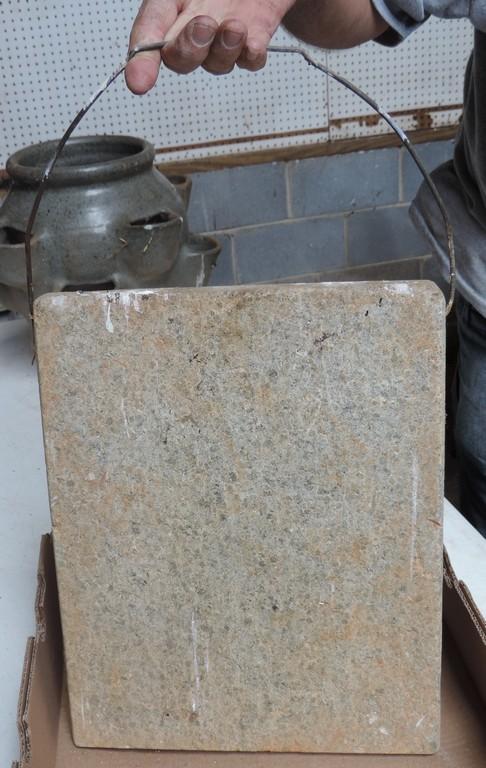 Antique Foot Warming Stone