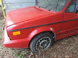 1990 Volkswagen Cabriolet 2 Door Convertible