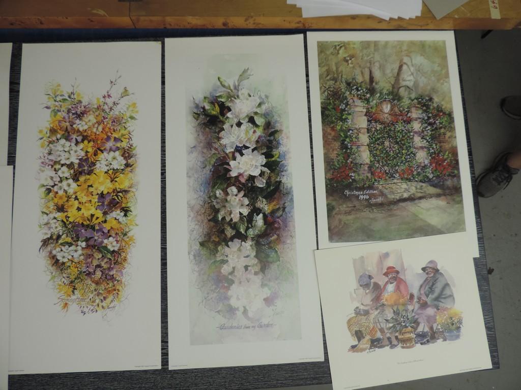 Lot of Ten Prints