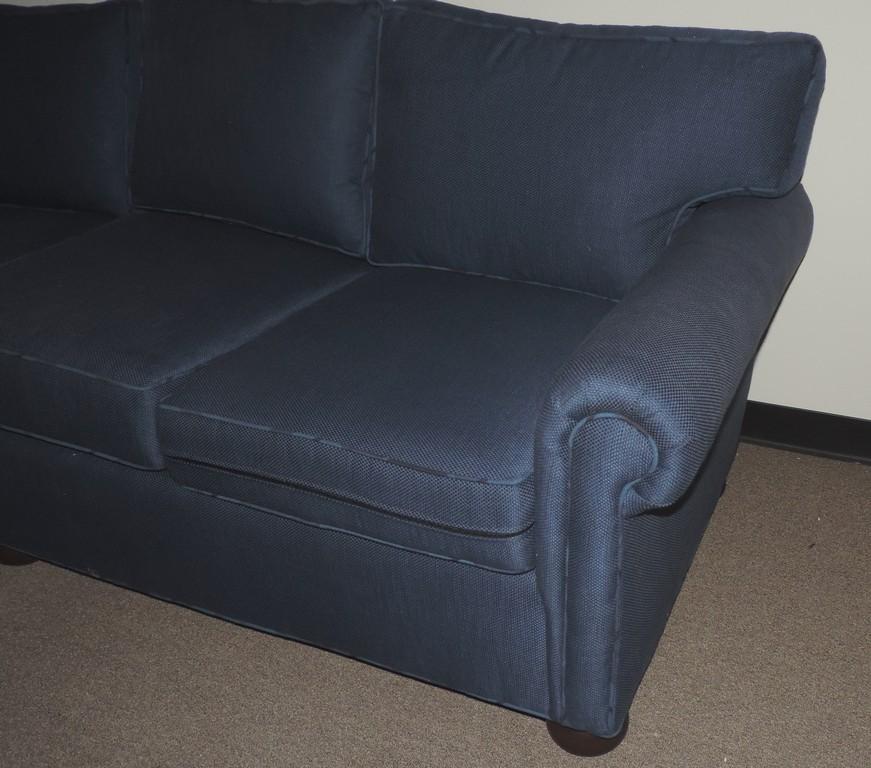 Royal Blue Sofa with Chaise