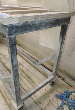 Shop Built Steel Granite Fab Table