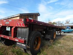 2001 GREAT DANE 44' SPREAD AXLE FLAT TRAILER VIN: 1GRDM90211M048201