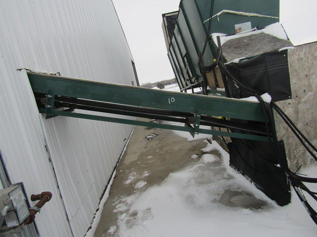 16' X 24" RUBBER BELT CONVEYOR W/HYD DRV