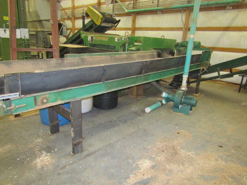 24" X 22' RUBBER BELT CONVEYOR W/ELECT DRV