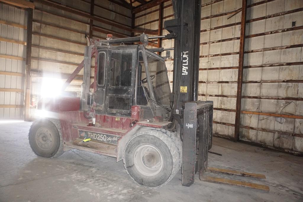 TAYLOR THD 250 DIESEL FORKLIFT W/4' FORKS, HRS 6,063 S/N 5-T1-28657