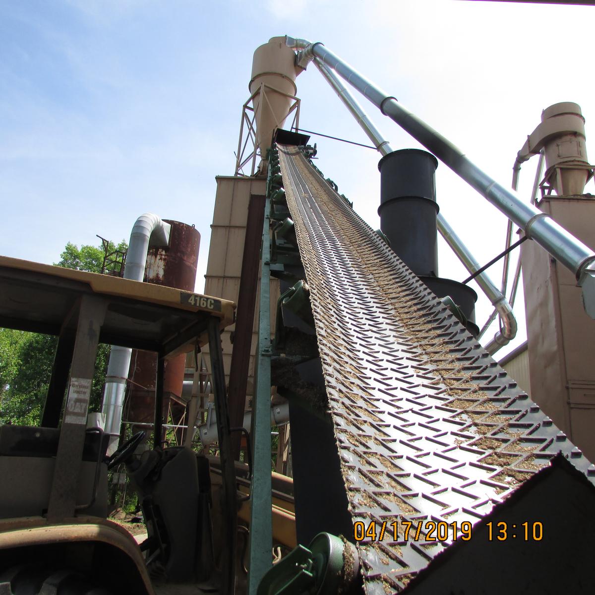 24" X 60' CONCAVE BELT CONVEYOR W/10HP DRV