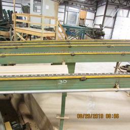 13' X 34' CANT TRANSFER DECK W/5 ARM 3' TIPPLE, 7' 4 STRAND DROP DOWN DECK & DUAL AIR STOPS