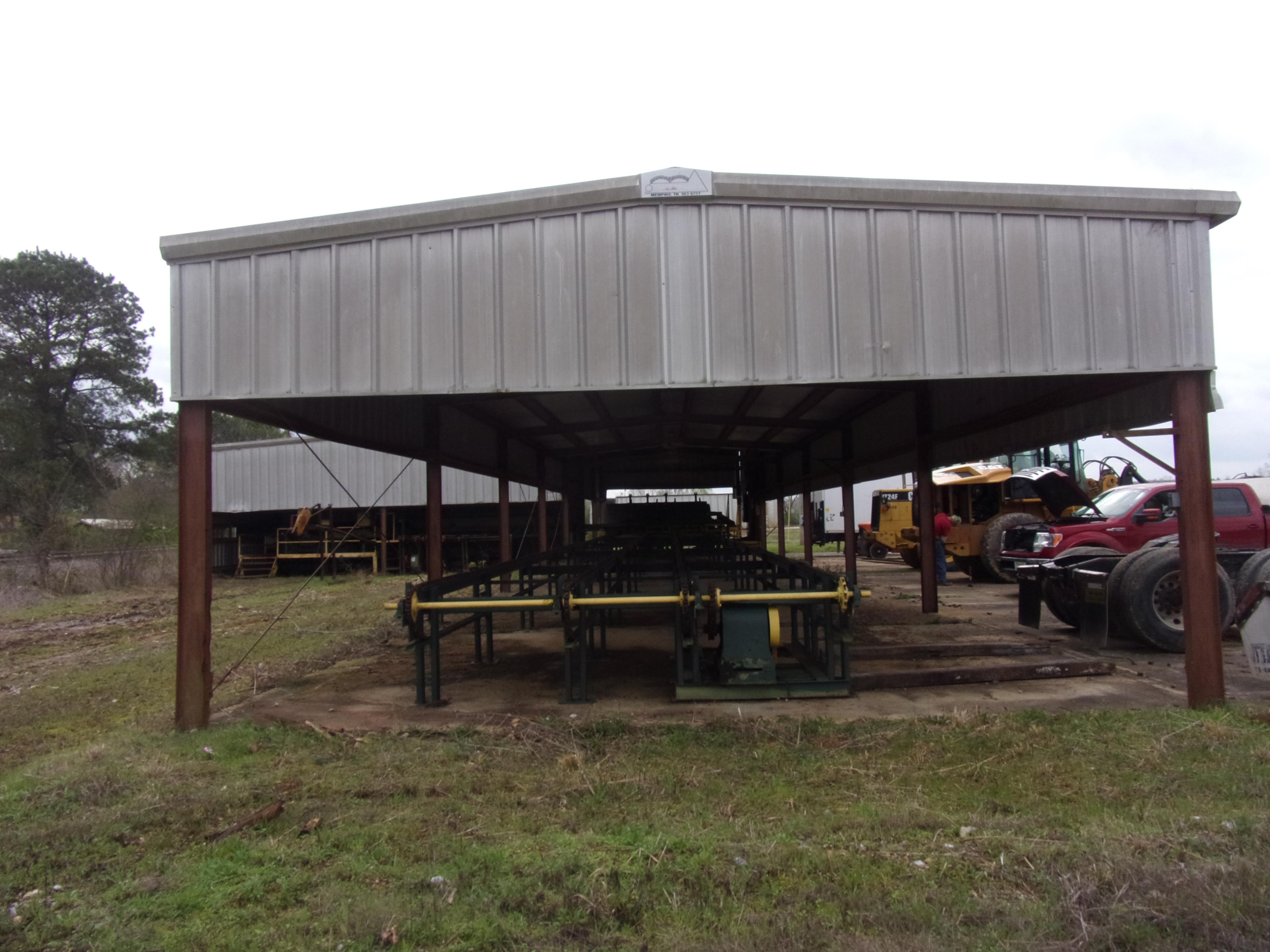 150' X 22' STEEL BLDG W/20' X 40' ATTACHMENT